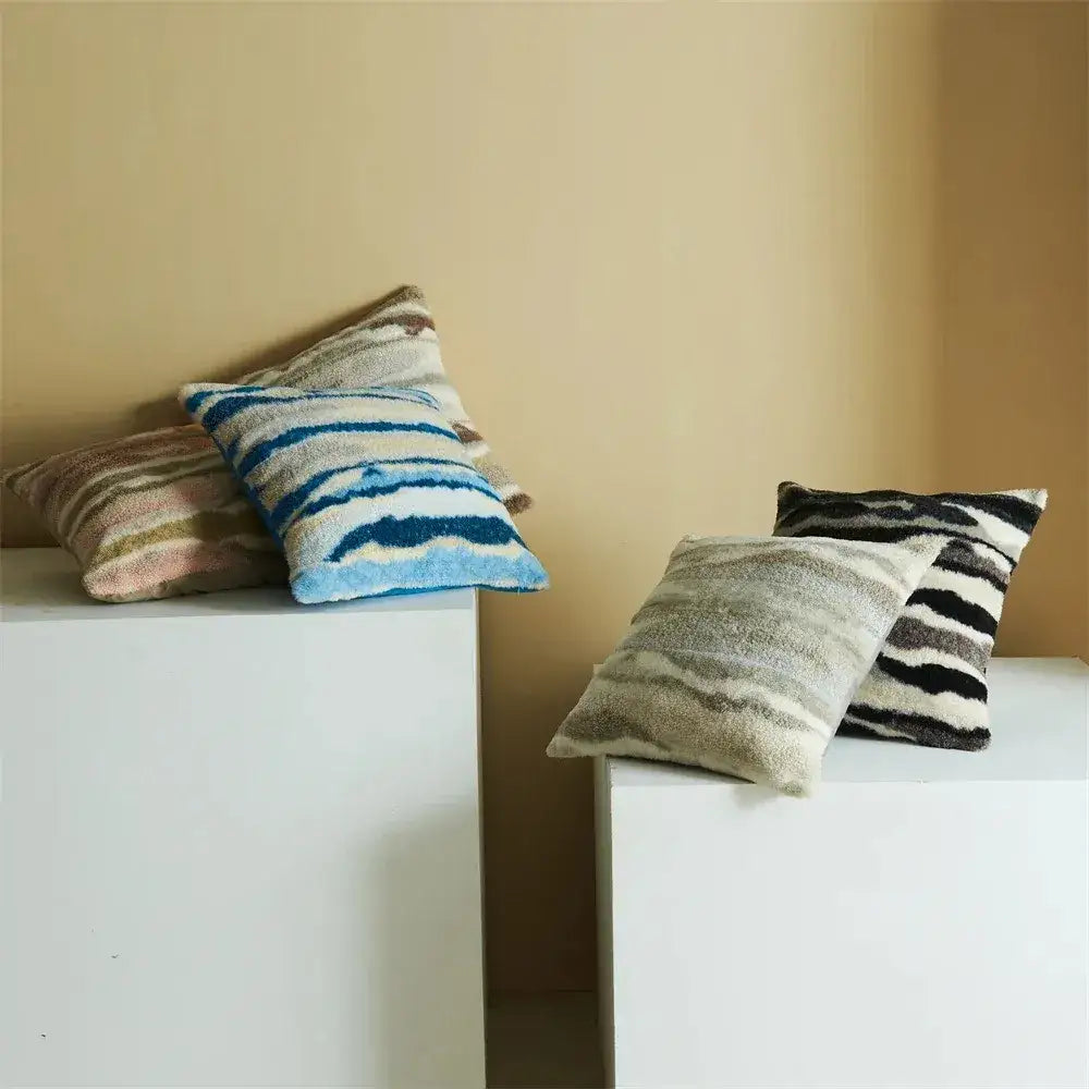 Nordic Leopard Plush Throw Pillow Cushion Cover │ Luxury Style Comfortable for Living Room Sofa Home Decor - Besontique Home