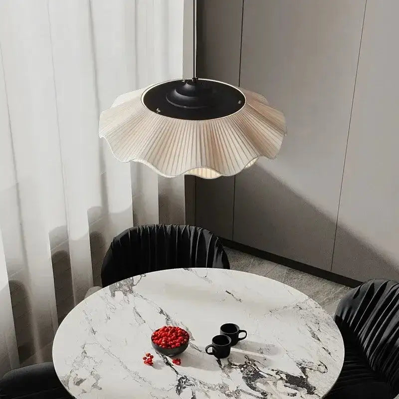 Nordic Shell LED Pendant Ceiling Light | Minimalist Designer Chandelier for Bedroom & Home - Besontique Home