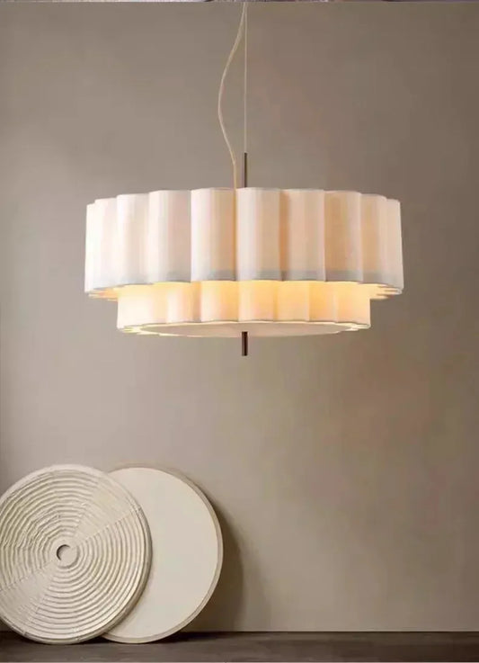 Luxury Fabric Silk Pendant Lamp | Modern Designer Hanging Chandelier Light