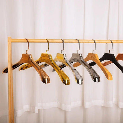 5 pcs Non-slip 4CM Wide Shoulder Clothes Hanger │ Closet Store Display PP Rack for Suit Sweater - Besontique
