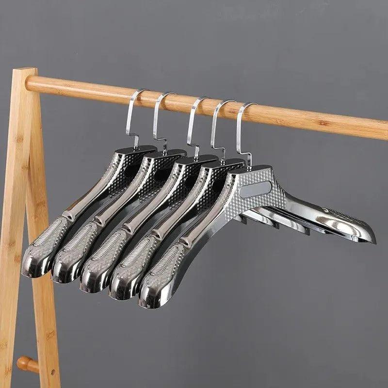 5 pcs Non-slip 4CM Wide Shoulder Clothes Hanger │ Closet Store Display PP Rack for Suit Sweater - Besontique Home