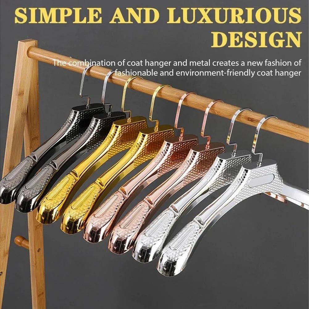 5 pcs Non-slip 4CM Wide Shoulder Clothes Hanger │ Closet Store Display PP Rack for Suit Sweater - Besontique Home