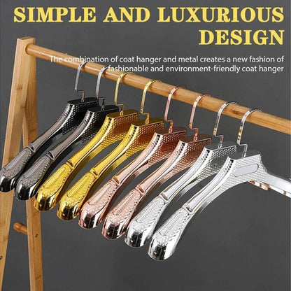 5 pcs Non-slip 4CM Wide Shoulder Clothes Hanger │ Closet Store Display PP Rack for Suit Sweater - Besontique Home