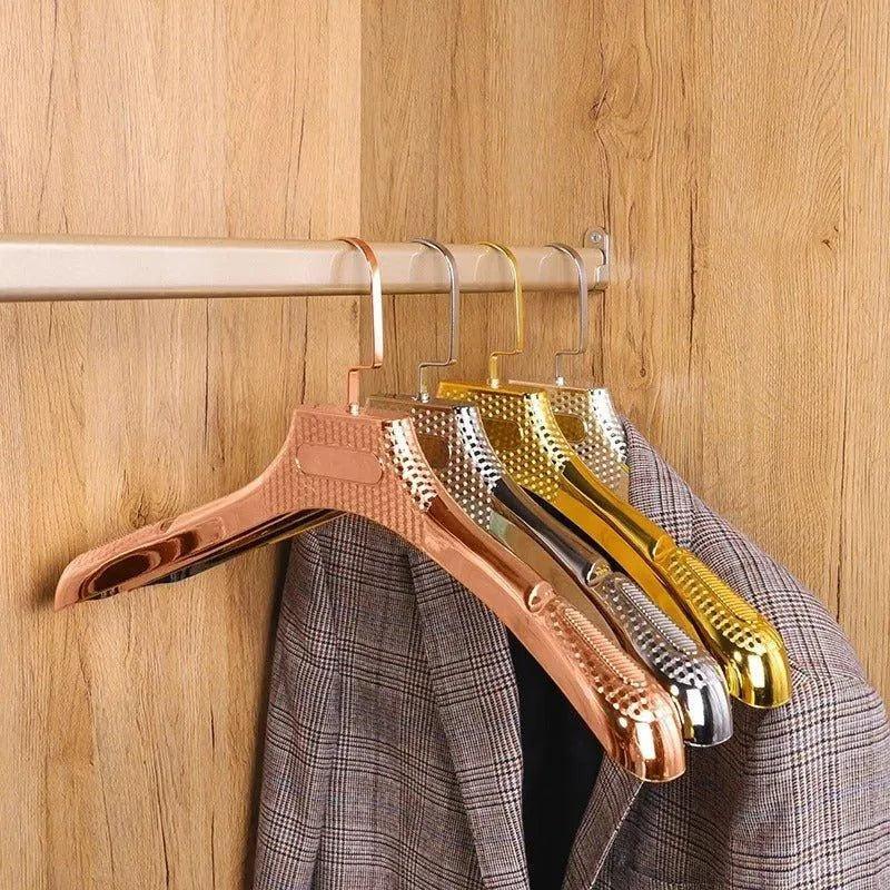 5 pcs Non-slip 4CM Wide Shoulder Clothes Hanger │ Closet Store Display PP Rack for Suit Sweater - Besontique Home