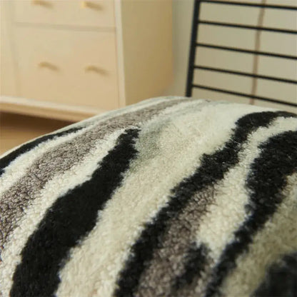 Nordic Leopard Plush Throw Pillow Cushion Cover │ Luxury Style Comfortable for Living Room Sofa Home Decor - Besontique Home