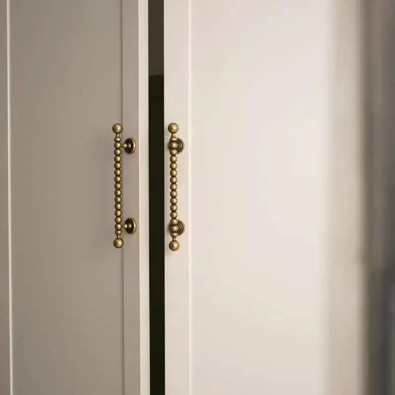 French Retro Solid Brass Bronze Furniture Door Knob │ Antique Kitchen Drawer Wardrobe Handles - Besontique Home