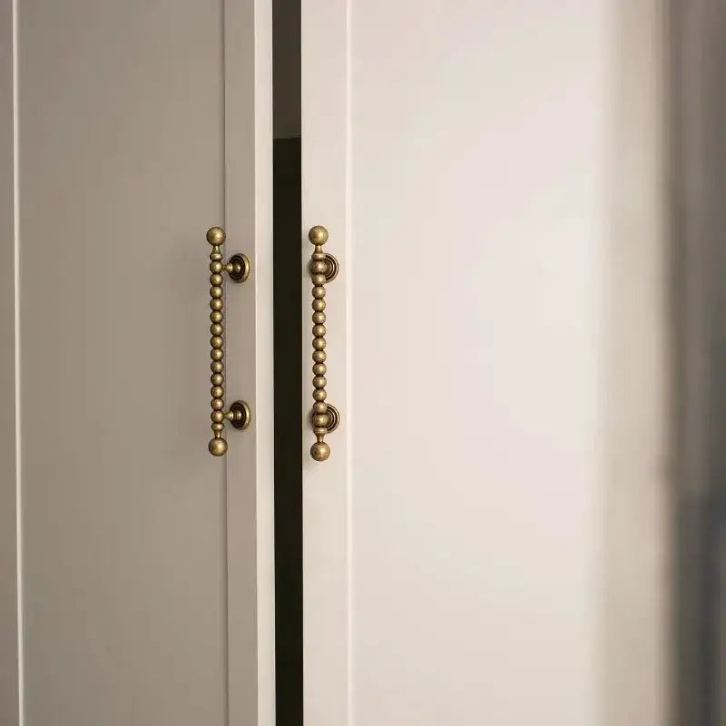 French Retro Solid Brass Bronze Furniture Door Knob │ Antique Kitchen Drawer Wardrobe Handles - Besontique Home