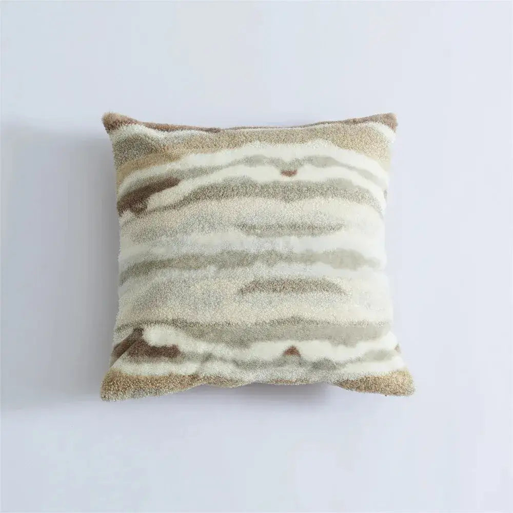 Nordic Leopard Plush Throw Pillow Cushion Cover │ Luxury Style Comfortable for Living Room Sofa Home Decor - Besontique Home