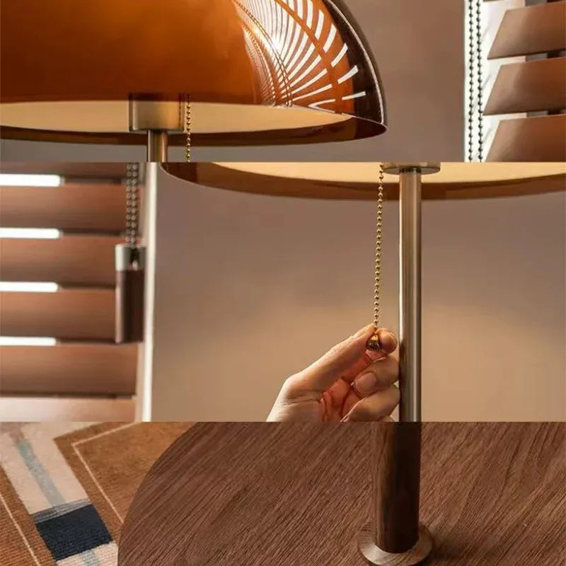 Vintage Orange Arc Floor Lamp – Adjustable Retro Reading Light Besontique Home Decor 