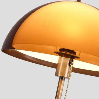 Vintage Walnut Table Lamp | Modern Iron Bedside & Study Room Ambient Light Besontique Home Decor