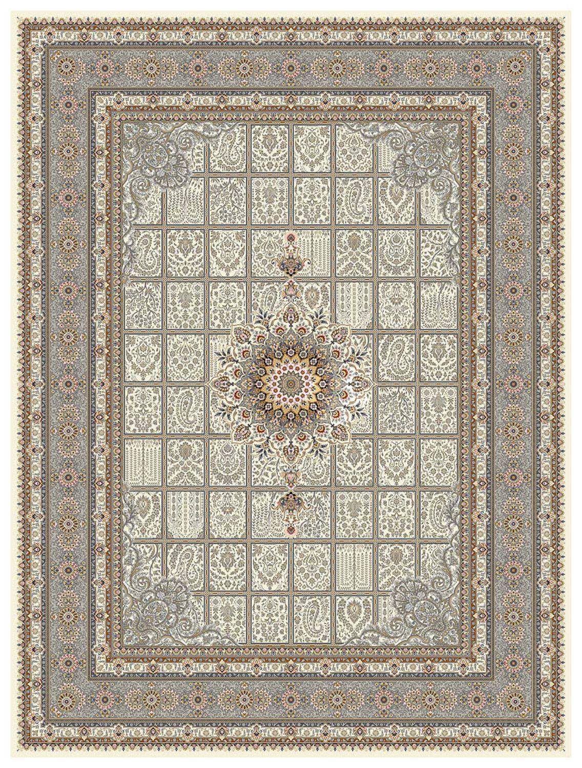 Orientalischer Webteppich - Östliche Eleganz - rechteckig