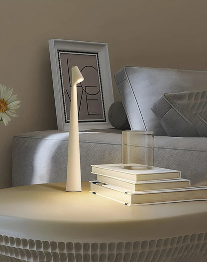 Minimal Dimming USB Chargable Reading Table Lamp │ Modern Small Wireless Portable Light