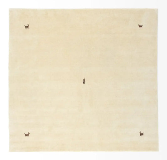 Gabbeh-Teppich - Indus »Sahara« Quadratisch