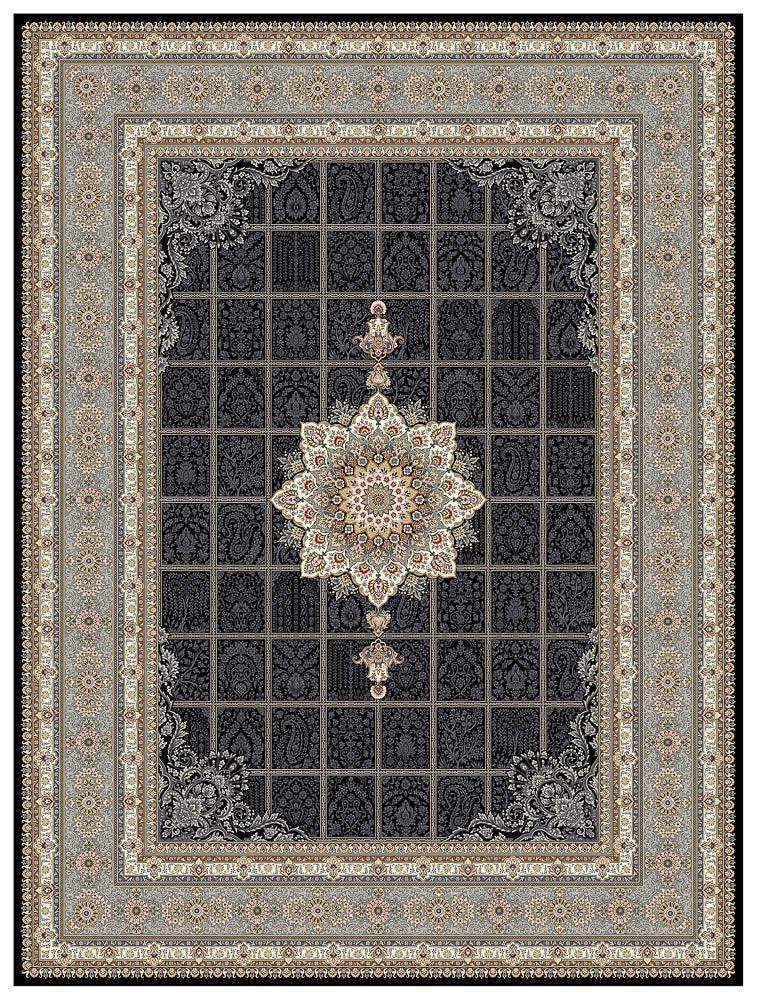 Orientalischer Webteppich - Östliche Eleganz - rechteckig
