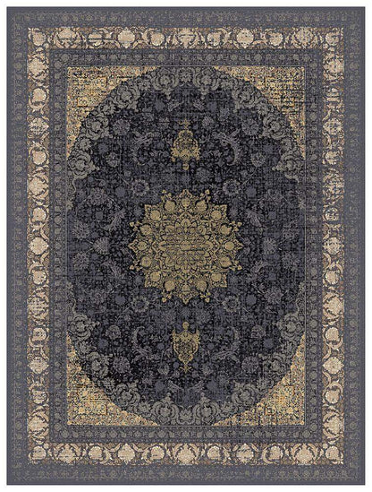 Tapis oriental tissé - Golden Glam - rectangulaire