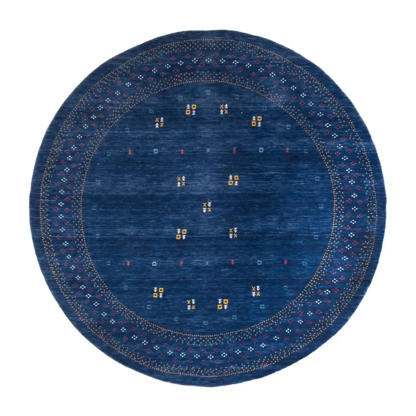 Gabbeh Teppich - Loribaft Softy - LuxeWeave - rund