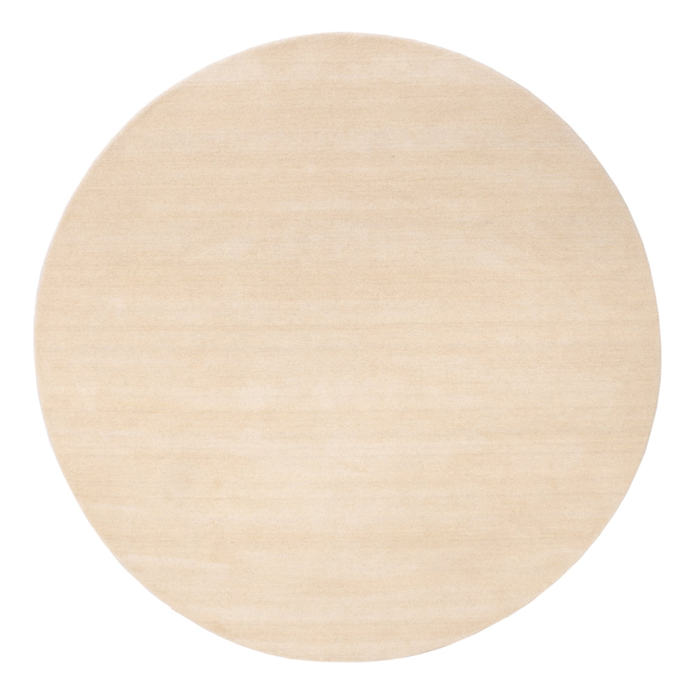Gabbeh Teppich - Softy - Uni - rund - Besontique Home