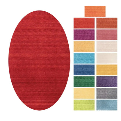 Tapis Gabbeh - Softy - Uni - ovale
