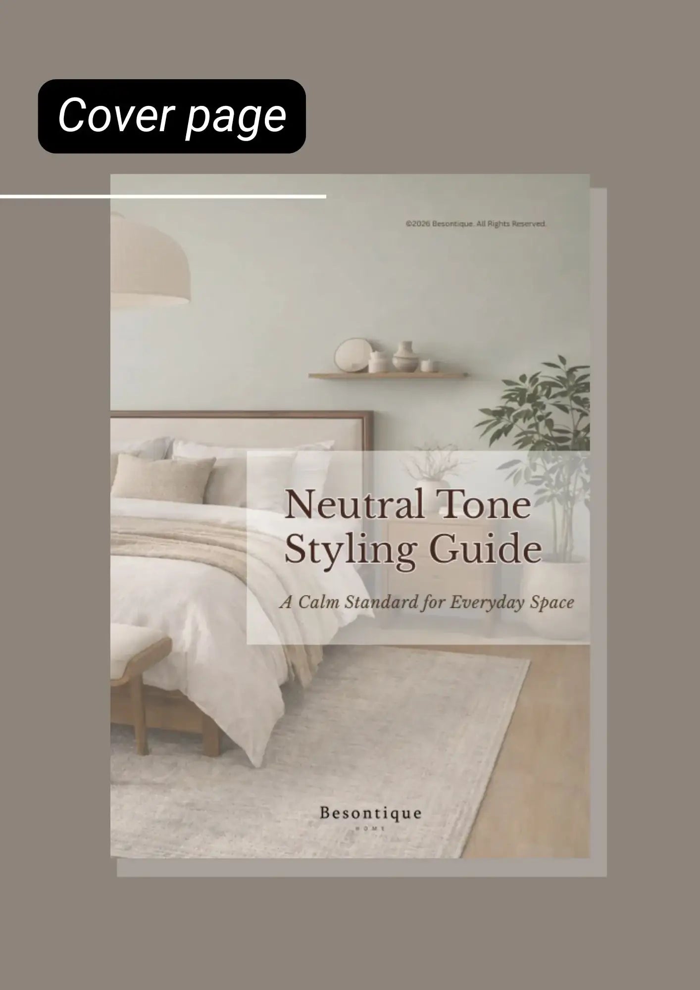 Neutral Tone Styling Mini Guide (PDF) - Besontique Home