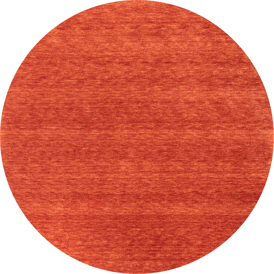 Gabbeh Teppich - Softy - Uni - rund - Besontique Home