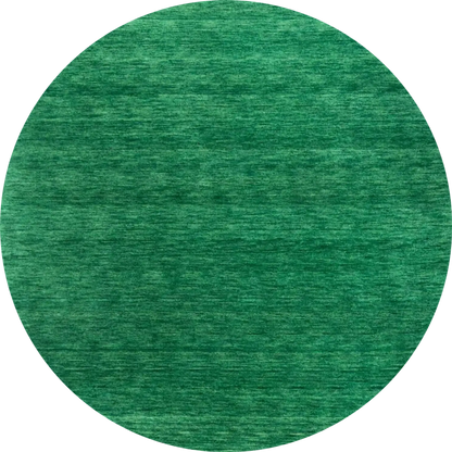Gabbeh Teppich - Softy - Uni - rund