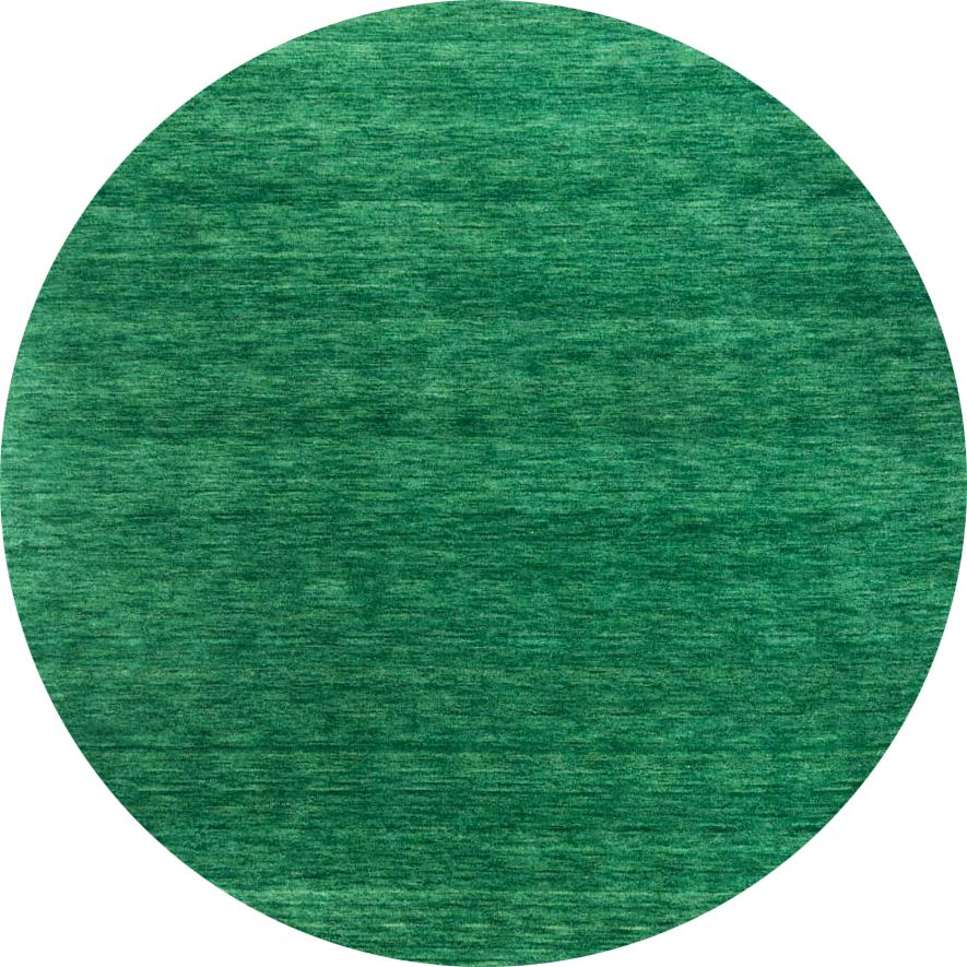 Gabbeh Teppich - Softy - Uni - rund - Besontique Home