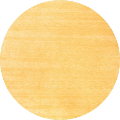 Gabbeh Teppich - Softy - Uni - rund