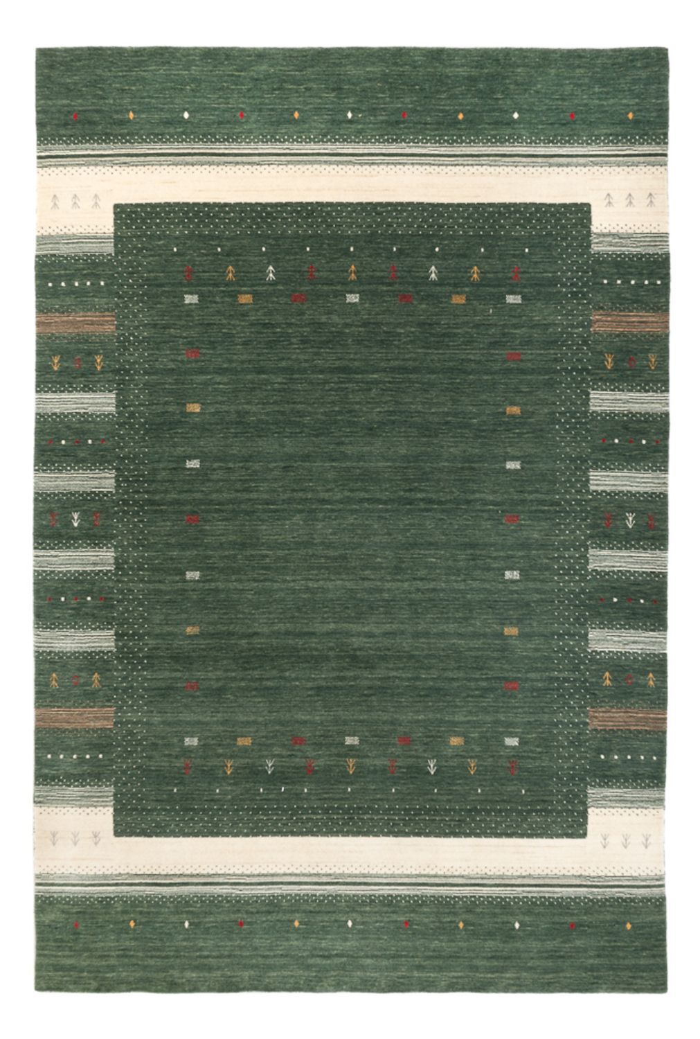 Gabbeh Teppich - Loribaft Softy - Aurora Flair - rechteckig - Besontique Home