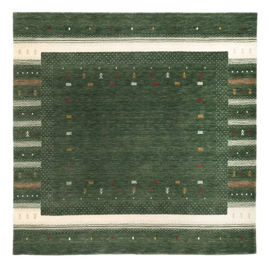 Tapis Gabbeh - Loribaft Softy - Aurora Flair - carré