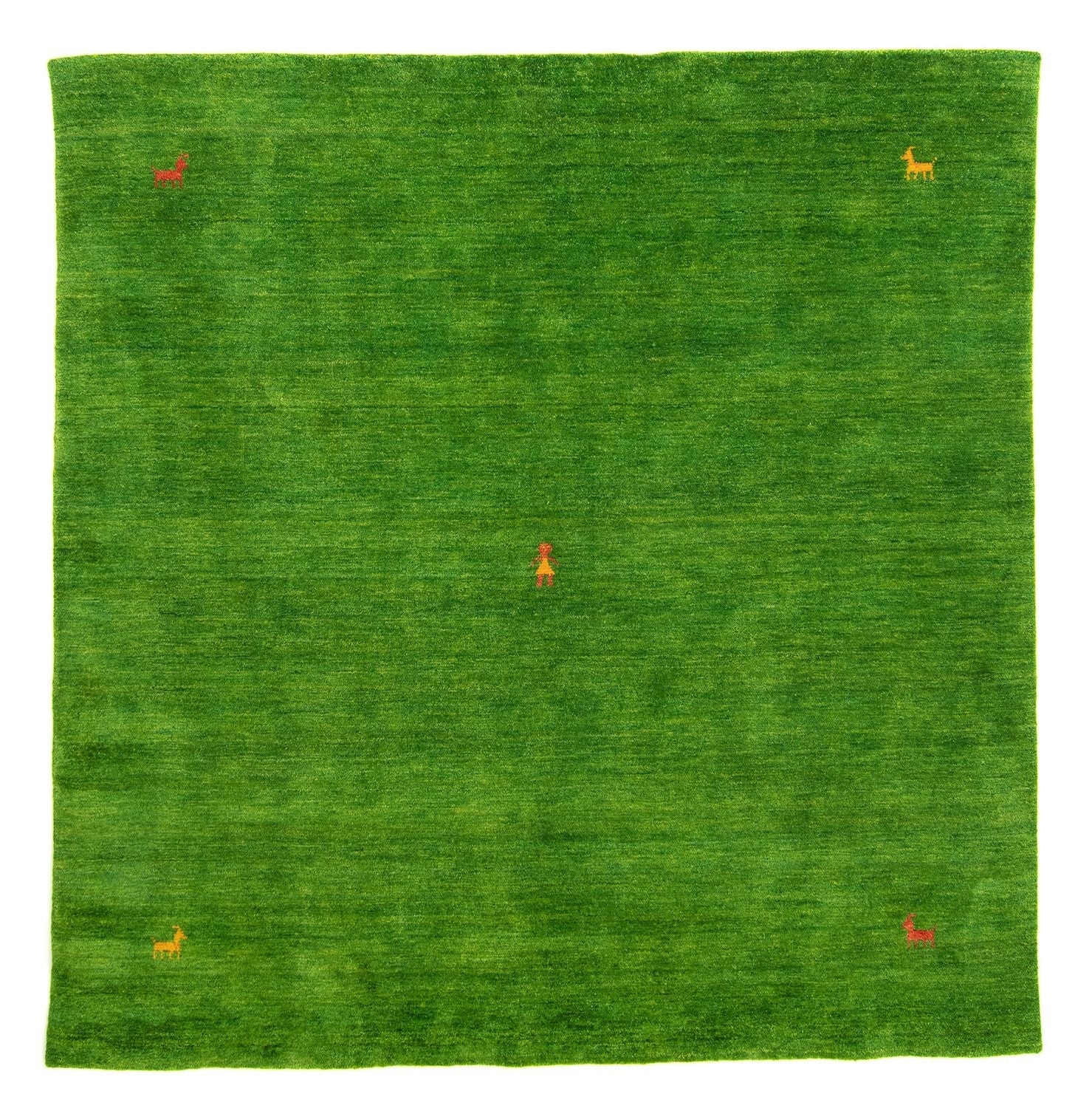 Gabbeh Teppich - Indus »Sahara« Quadratisch - Besontique Home