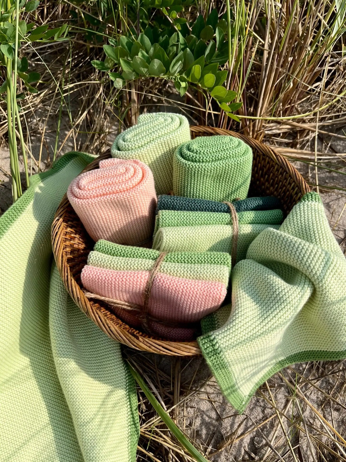 Wischtücher 3er Set staubiges dunkelgrün