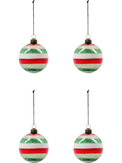 Weihnachtskugel HDHapp rot/grün 8cm