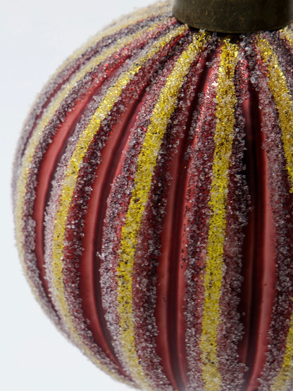 Weihnachtskugel HDFrost rot 8cm