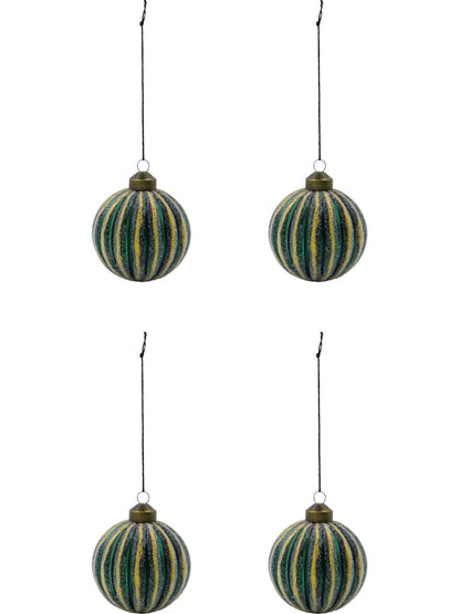 Weihnachtskugel HDFrost grün 8cm