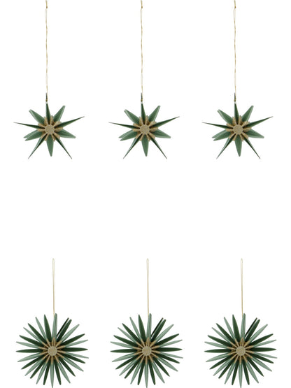 Weihnachtsanhänger HDStari 6er Set grün 8cm