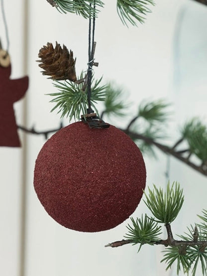 Dekokugel Woodz weinrot