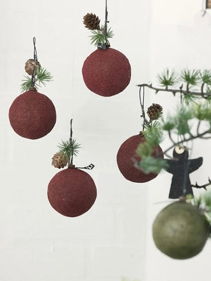 Dekokugel Woodz weinrot