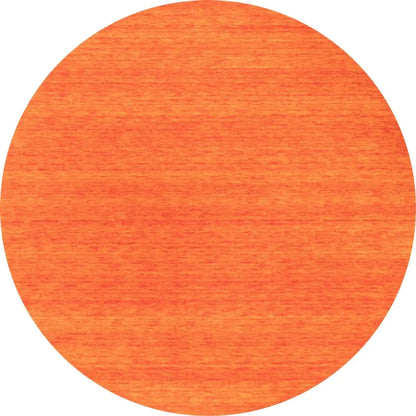 Gabbeh Teppich - Softy - Uni - rund