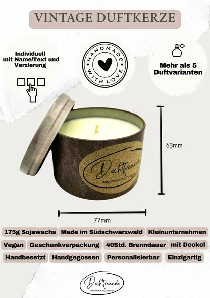Sternzeichen Skorpion Duftkerze - Handgemachte Sojawachs-Kerze - Personalisiertes Astrologie-Geschenk