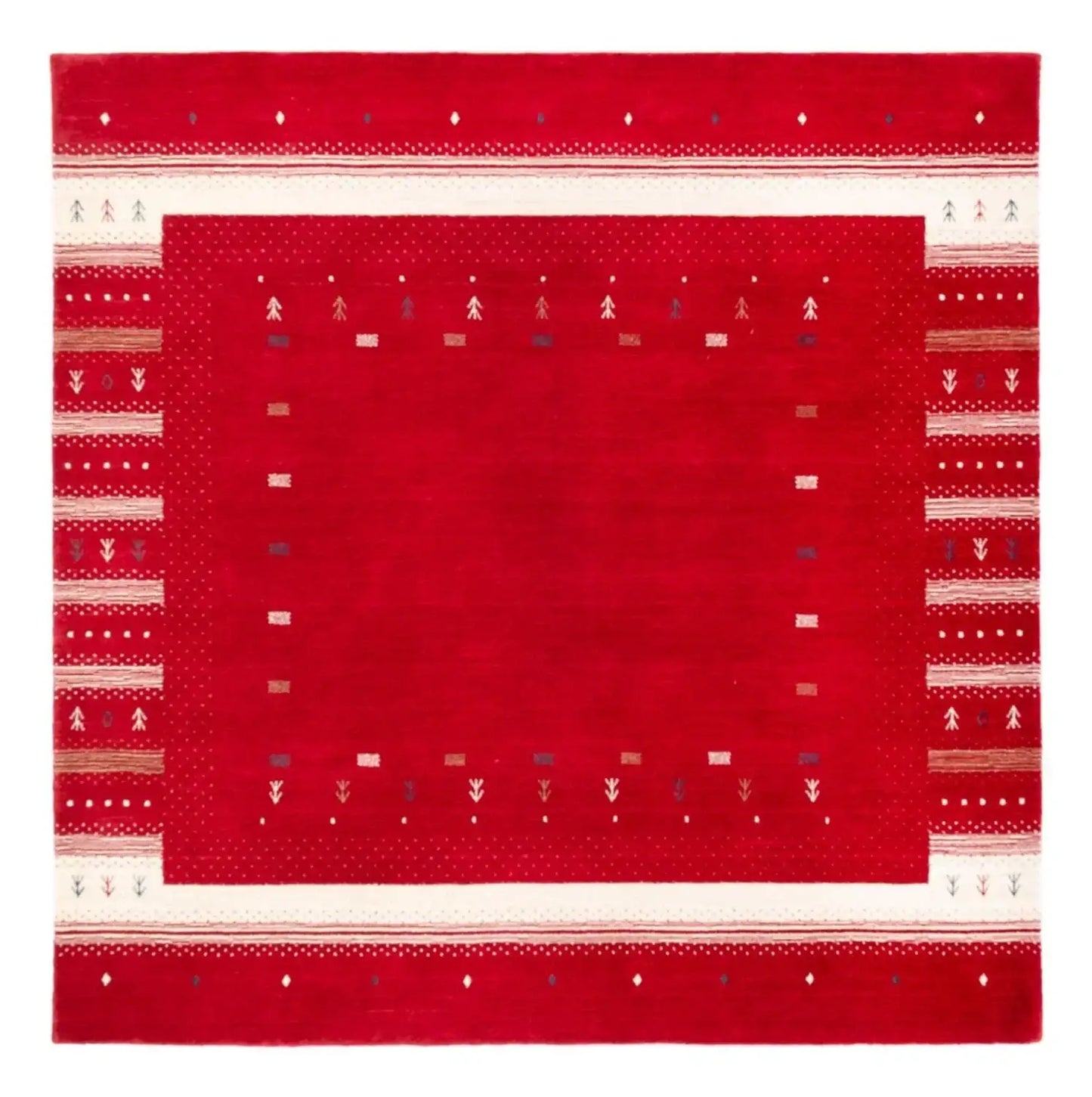 Tapis Gabbeh - Loribaft Softy - Aurora Flair - carré