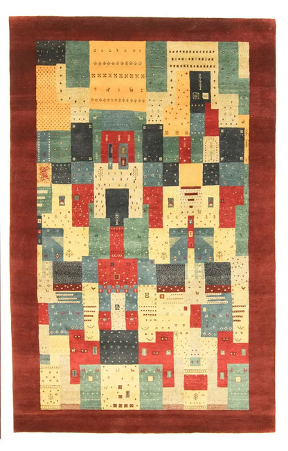 Gabbeh-Teppich - Loribaft Indus »Awaro« Rechteckig