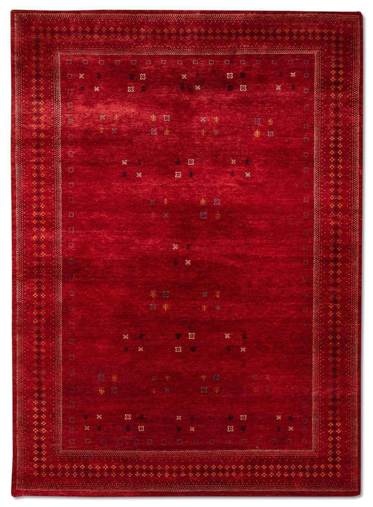 Gabbeh-Teppich - Loribaft Indus »Croco« Läufer