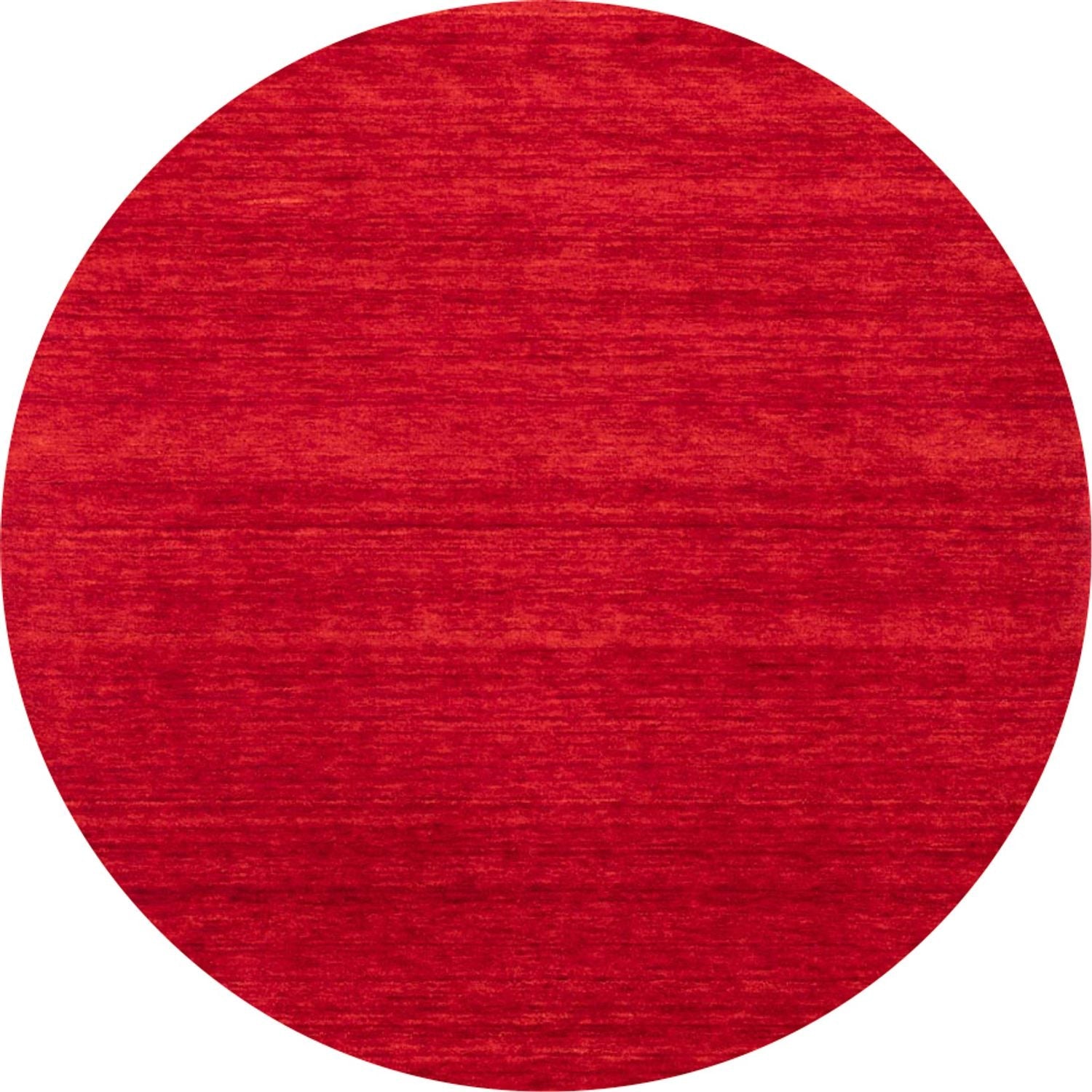 Gabbeh Teppich - Softy - Uni - rund - Besontique Home