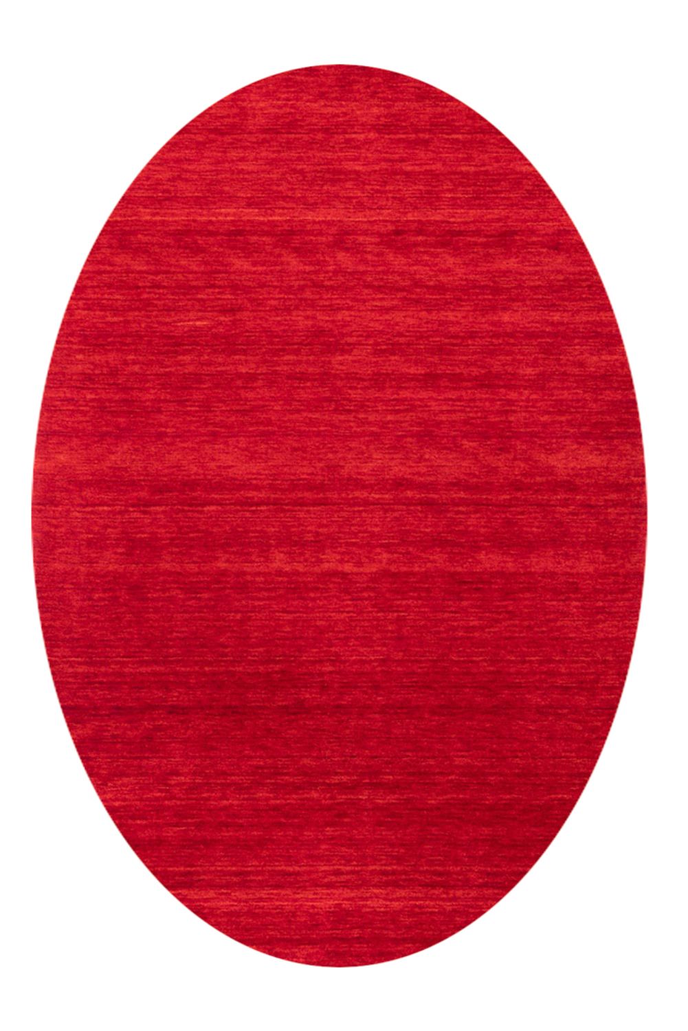 Gabbeh Teppich - Softy - Uni - oval - Besontique Home