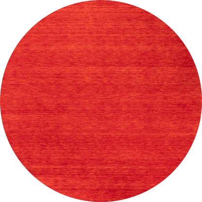Gabbeh Teppich - Softy - Uni - rund