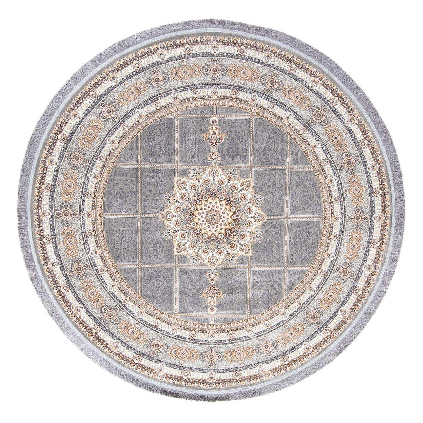 Orientalischer Webteppich - Östliche Eleganz - rund