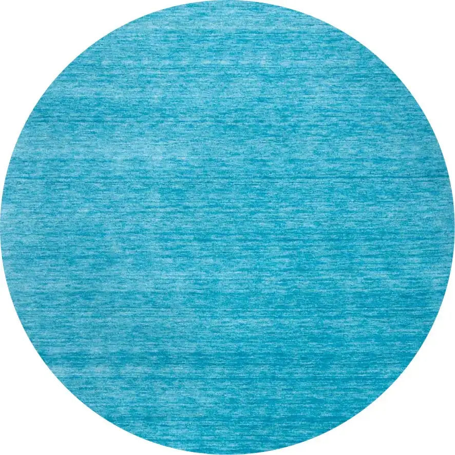 Gabbeh Teppich - Softy - Uni - rund