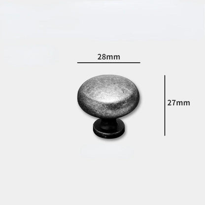 American Vintage Bronze Antique Silver Furniture Door Knob │ Kitchen Drawer Wardrobe Handles - Besontique Home