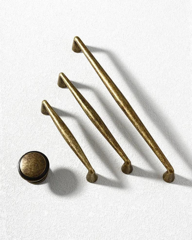 American Vintage Bronze Antique Silver Furniture Door Knob │ Kitchen Drawer Wardrobe Handles - Besontique Home