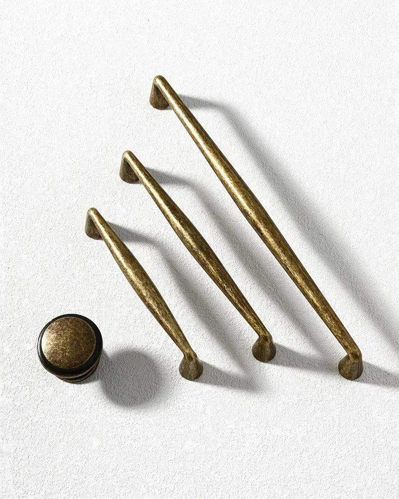 American Vintage Bronze Antique Silver Furniture Door Knob │ Kitchen Drawer Wardrobe Handles - Besontique Home